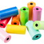 POO BAGS RAINBOW MULTICOLOUR  12 ROLLS OF 15xBAGS