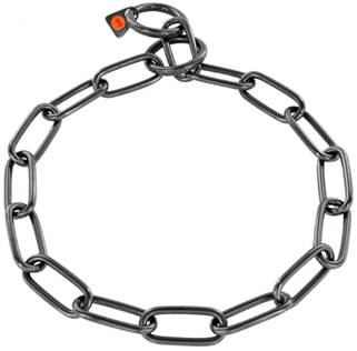 CHOCK, LONG LINKS – STAILESS STEEL BLACK