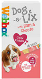 WEBBOX DOG-E-LIX ЖЕЛЕ С ВЕТЧИНОЙ И СЫРОМ 90г