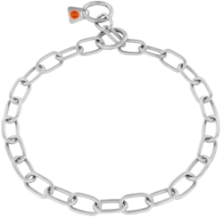 CHOCE CHAIN, MEDIUM-LONG LINKS- STAINLESS STEEL MATT