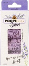 POO BAGS SPICE LAVENDER PURPLE 4x ROLLS OF 15xBAGS